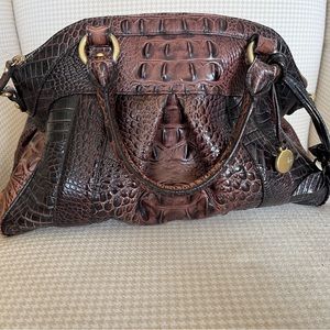 Vintage Brahmin top handle Louise satchel